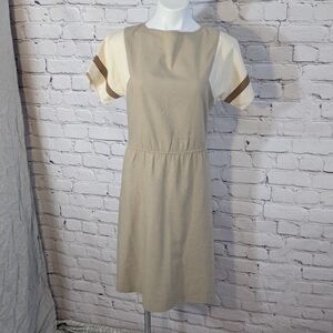 Vintage Khaki Dress